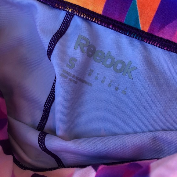 Reebok Pink & purple leggings size small - Picture 3 of 5